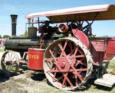 Family Has High Regard for Its 1917 Reeves 16 HP Steam Traction Engine Image